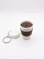 Coffee Cup Surprise — Porta-Chaves Miniatura | Cobra Articulada Escondida