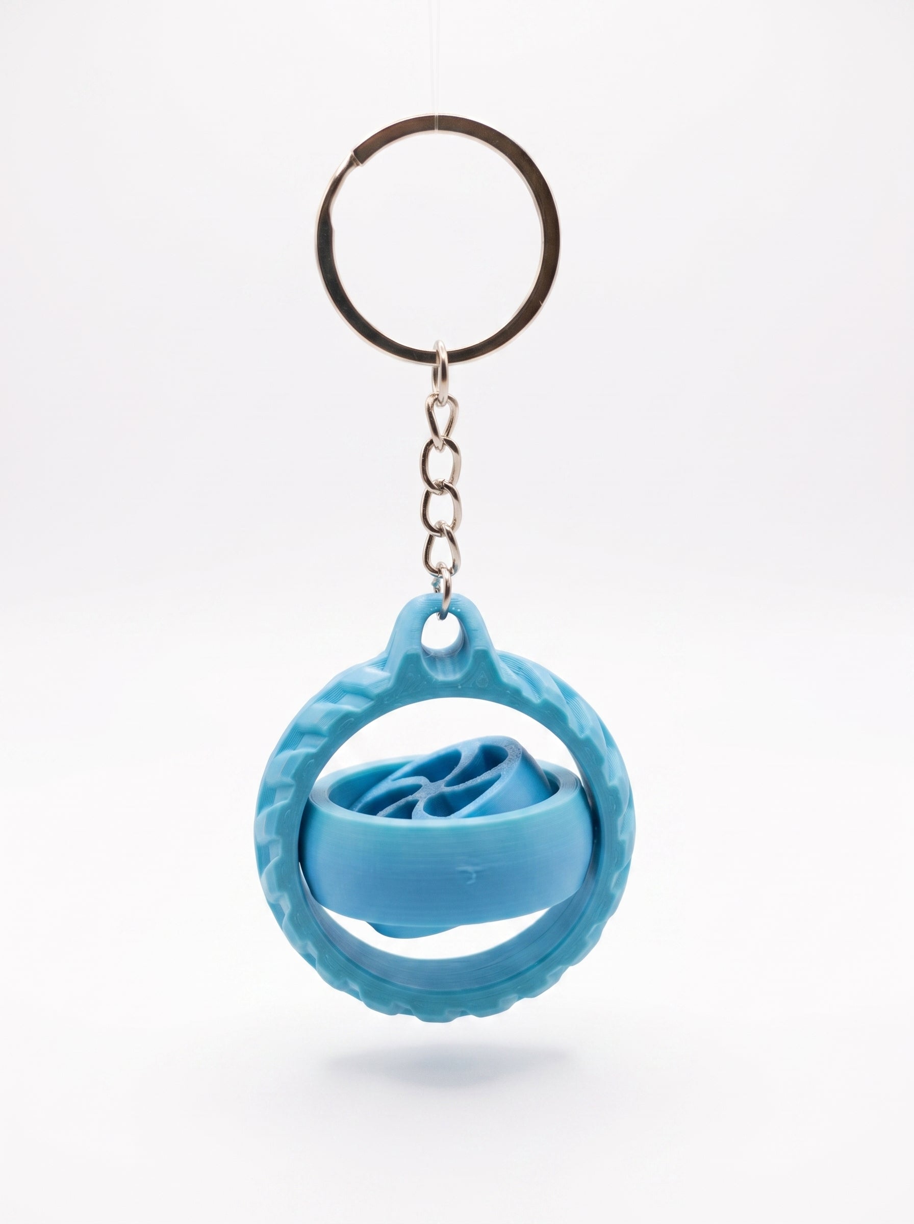 Gyro Key — Porta-Chaves Giroscópio Spinner | Roda nas Tuas Mãos