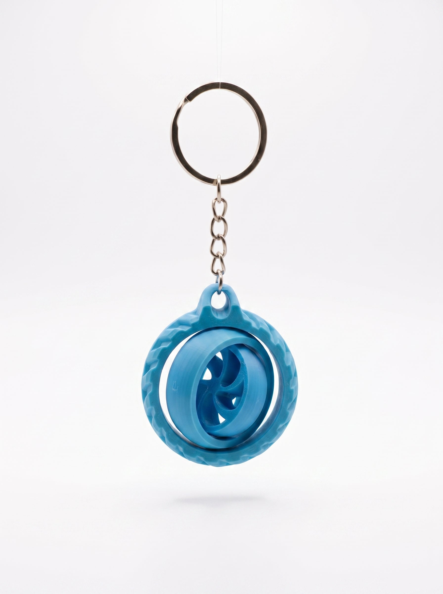 Gyro Key — Porta-Chaves Giroscópio Spinner | Roda nas Tuas Mãos