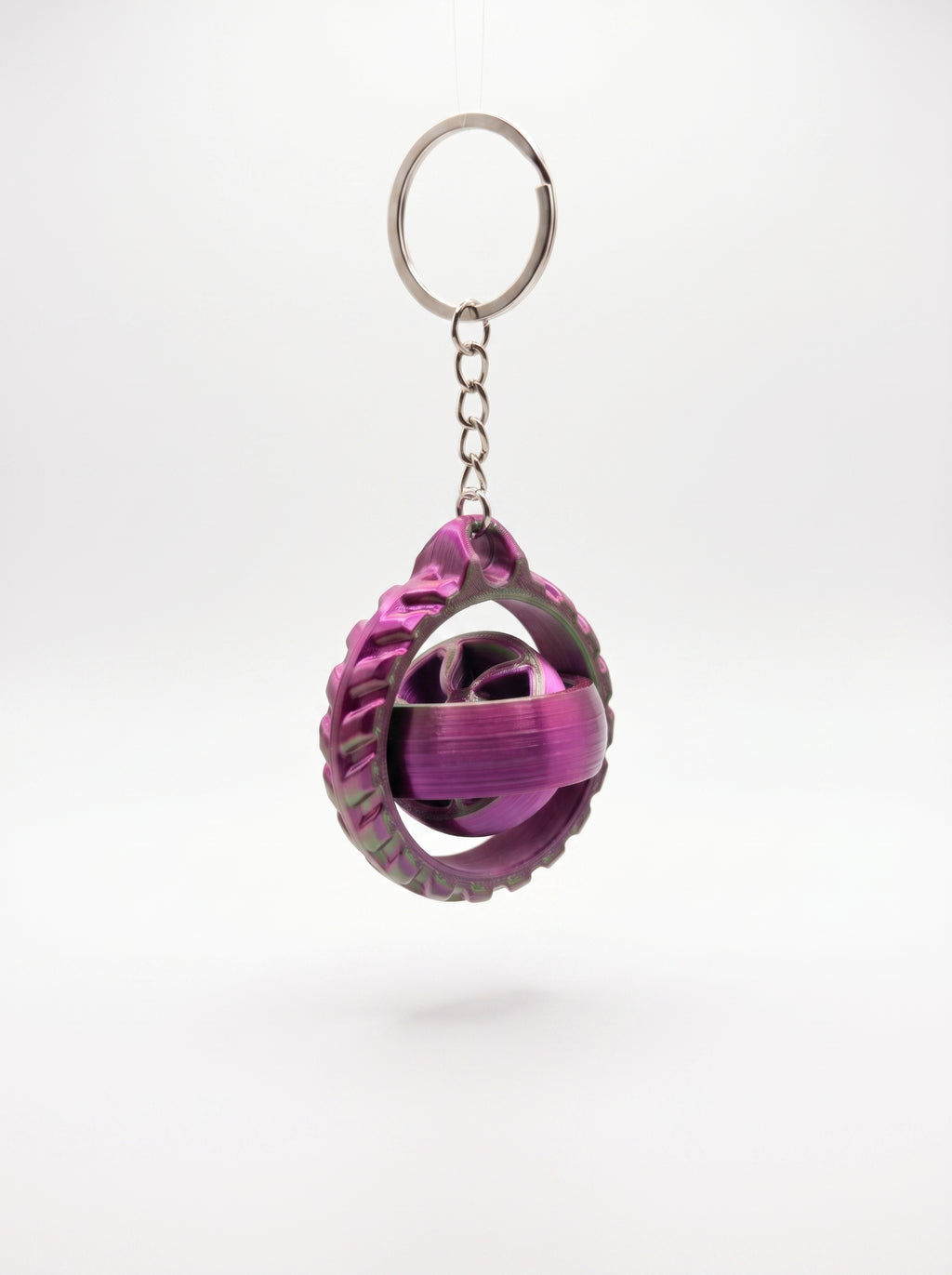 Gyro Key — Porta-Chaves Giroscópio Spinner | Roda nas Tuas Mãos